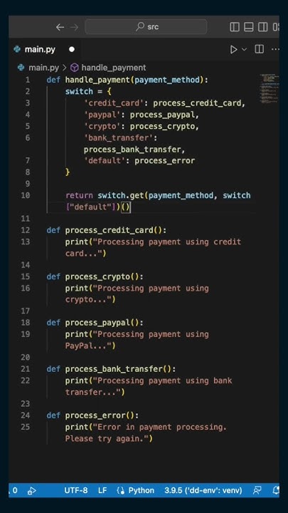 🔥 Simplifying conditional statements with Python switch statement 🔥 ...