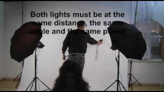 Lighting a white background part 1