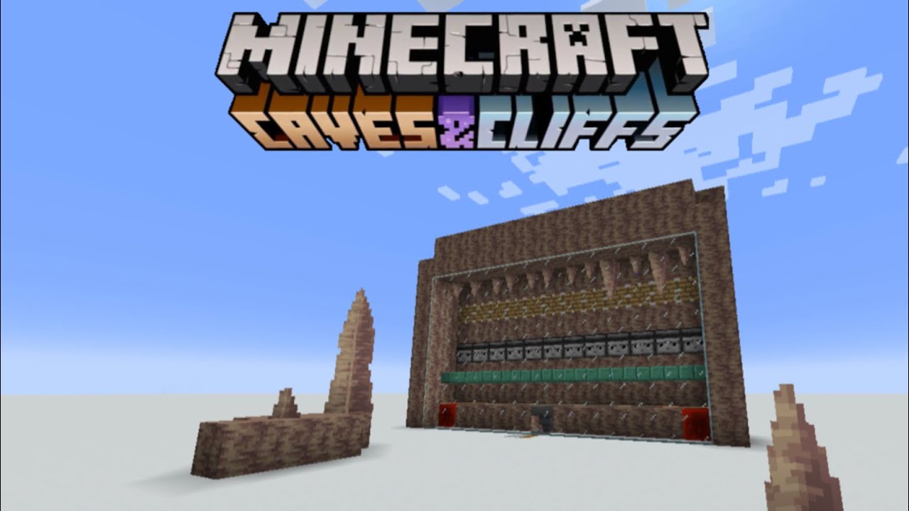 How to Build an Easy Automatic Pointed Dripstone Farm in Minecraft 1.17