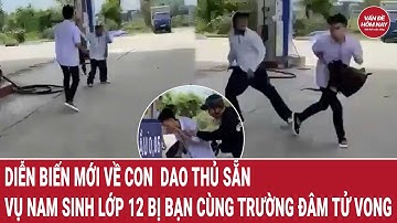 Diễn biến mới về con dao thủ sẵn vụ nam sinh lớp 12 bị bạn cùng trường đâm tử vong