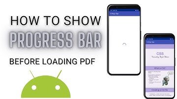 How to show progressbar While Loading pdf || Progressbar With PdfView || android tutorials in hindi