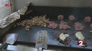 Making the famous Farmer Brown at Darke County Fair