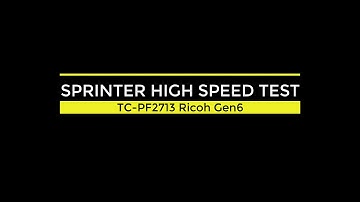 SPRINTER UV High Speed Test PF2713 RICOH Gen6