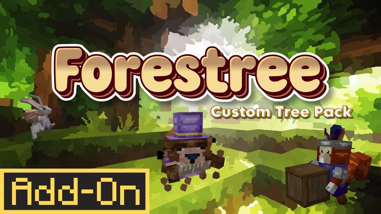 FORESTREE ADDON ADDS 1 Million Trees To Your Minecraft Experience!