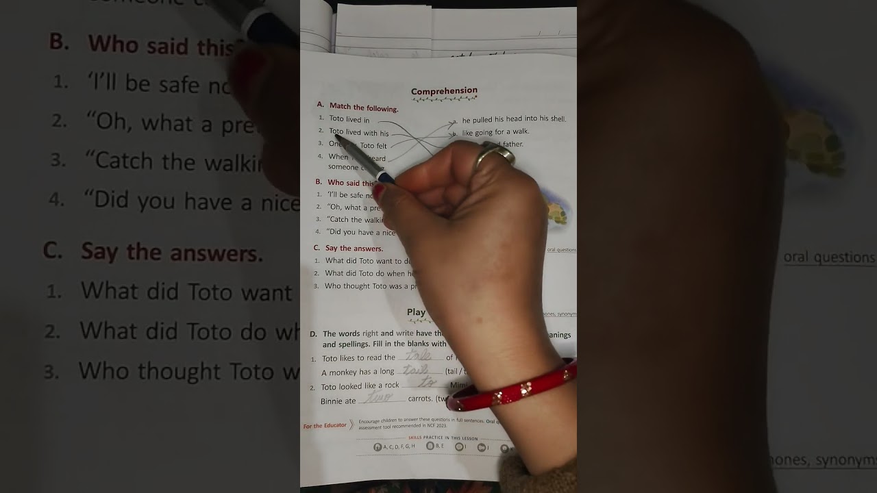 Class-1 Ln- 10 Time to be a Rock 🪨# Book Work And Question Answer # Viral@  Priyanka's Teaching 🙏🥰