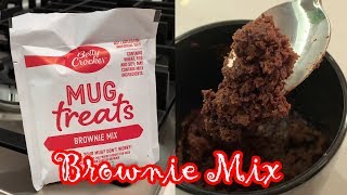 Betty Mug Treats Brownie Mix - YouTube