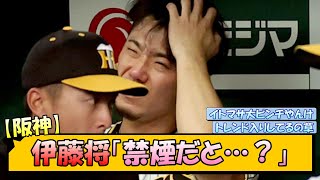 [Hanshin] Masaru Ito: 'Smoking ban...?' [NanJ/2ch/5ch/Internet Reactions Summary/Hanshin Tigers/M...