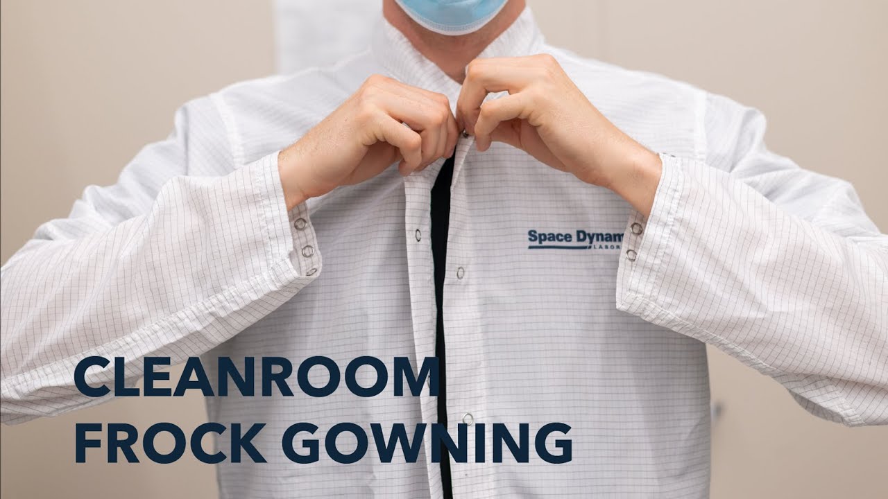 Cleanroom Frock Gowning Procedure - YouTube