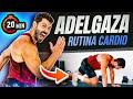 🔥 RUTINA de ejercicios para ADELGAZAR - CARDIO HIIT TABATA 20 MINUTOS - Ejercicios en casa