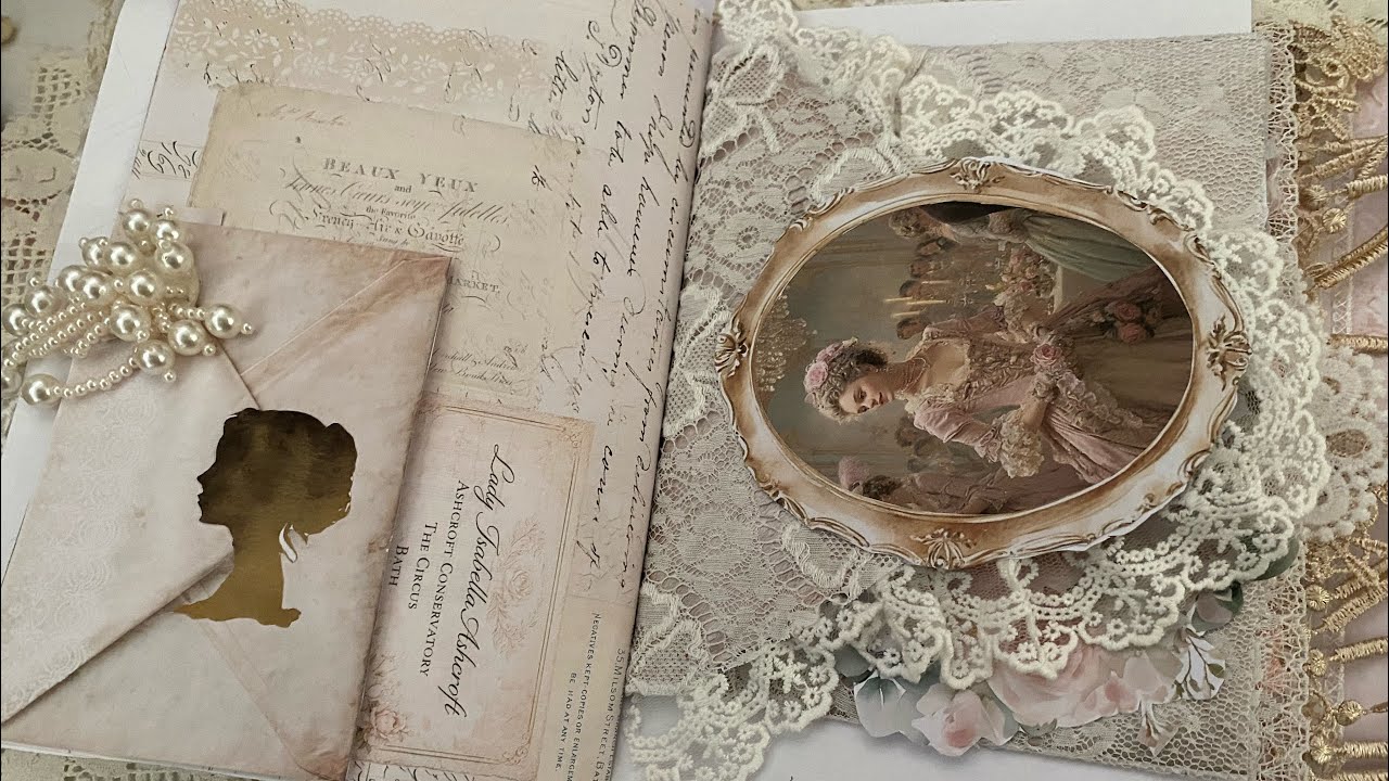  Junk Journal share, crafting share , rhapsody in pink @ShabbyArtBoutique 