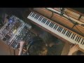 Petrof piano with modular synth live jam // Soma Cosmos, Instruo Lubadh looper, 4ms ensemble