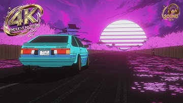 Retro Drift Night – 80s Japan Aesthetic Car Loop 4K