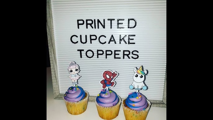 How to Design Your Own Printable Cupcake Toppers 