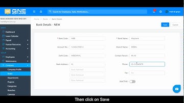 04. Cloud Payroll & HR Software - Setup Banks