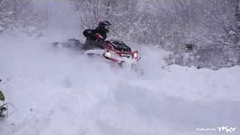 ATV Deep Snow Ride 2018 / TKKY Can-Am OUTLANDER Xmr & RENEGADE
