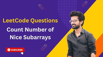 Count Number of Nice Subarrays | LeetCode 1248 | Interview Questions | HashMap | Prefix Sum | C++