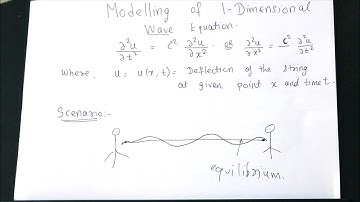 Session 8: Modelling of 1-dimensional wave equation.