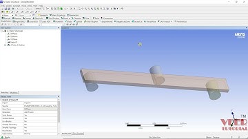 ANSYS Workbench | 3 point bending test | part 2/4