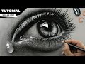 How to draw hyper realistic eyes  step by step