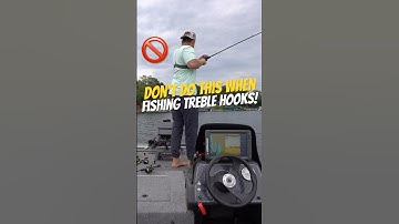You’re Fishing TREBLE HOOKS WRONG! ❌🎣 #fishing