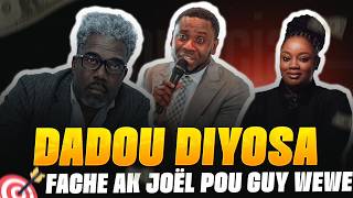 Gwo diskisyon! Dadou #diyosashow  pa dakò ak Joël TG pou guy wewe nan emisyon an LIVE e frape kitkat