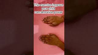 brain exercise for kid to improve concentration power #yoga #viralshorts#brainexercise