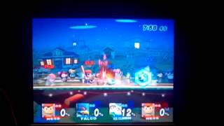 Super Smash Bros Brawl Glitch: God damn it Falco
