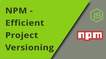 NPM - Efficient Project Versioning