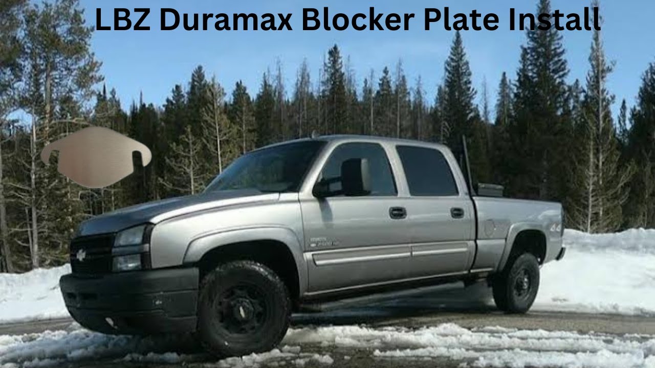 LBZ Duramax EGR Blocker Plate Install YouTube