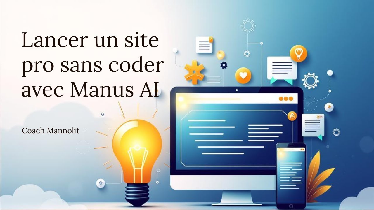 Comment lancer un site pro sans coder grâce à l’IA – Tutoriel complet ...