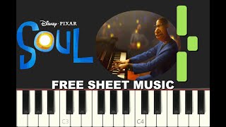 IT'S ALL RIGHT from SOUL, Pixar, 2020, Piano Tutorial with free Sheet Music (pdf)