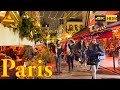 Christmas 2021 Paris , France 🇫🇷 - 4K 60fps | Paris walking tour 4K | A Walk In Paris
