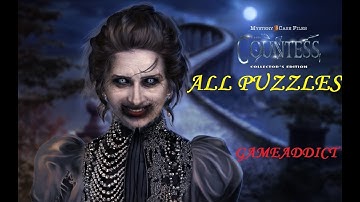 MYSTERY CASE FILES THE COUNTESS COLLECTORS EDITION HARD: All Puzzles