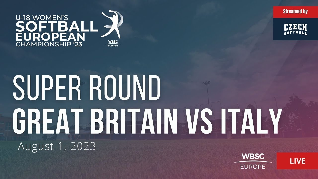 78 U-18 Women's Softball European Championship: Great Britain VS Italy -  YouTube