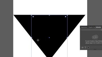How to convert rectangle into triangle by using Transform effect in adobe Illustrator | Beginner