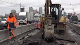 На Димитровском мосту начался капитальный ремонт // "Новости 49" 15.05.24