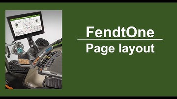 FendtOne - Page layout