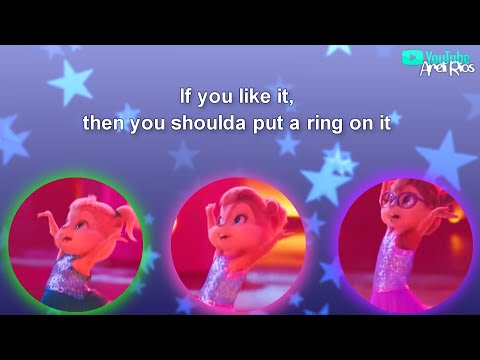 The Chipettes - "Single Ladies (Put a Ring On It)" [Lipsync/Lyric video]