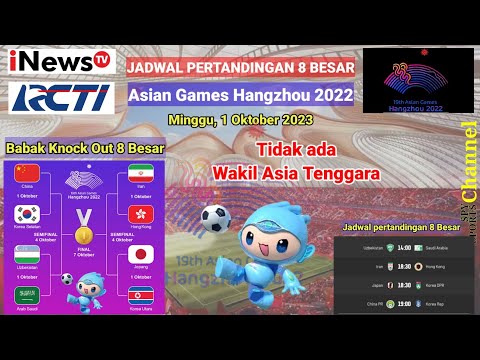 Jadwal 8 Besar Asian Games 2023 - UZBEKISTAN VS ARAB SAUDI live INews TV