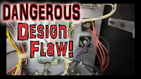 Williams High Speed Pinball Design Flaw That May Catch Your Machine ON FIRE!