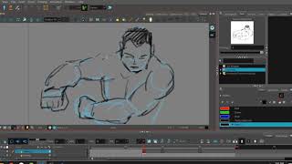 Animation Timelapse Toon Boom Harmony