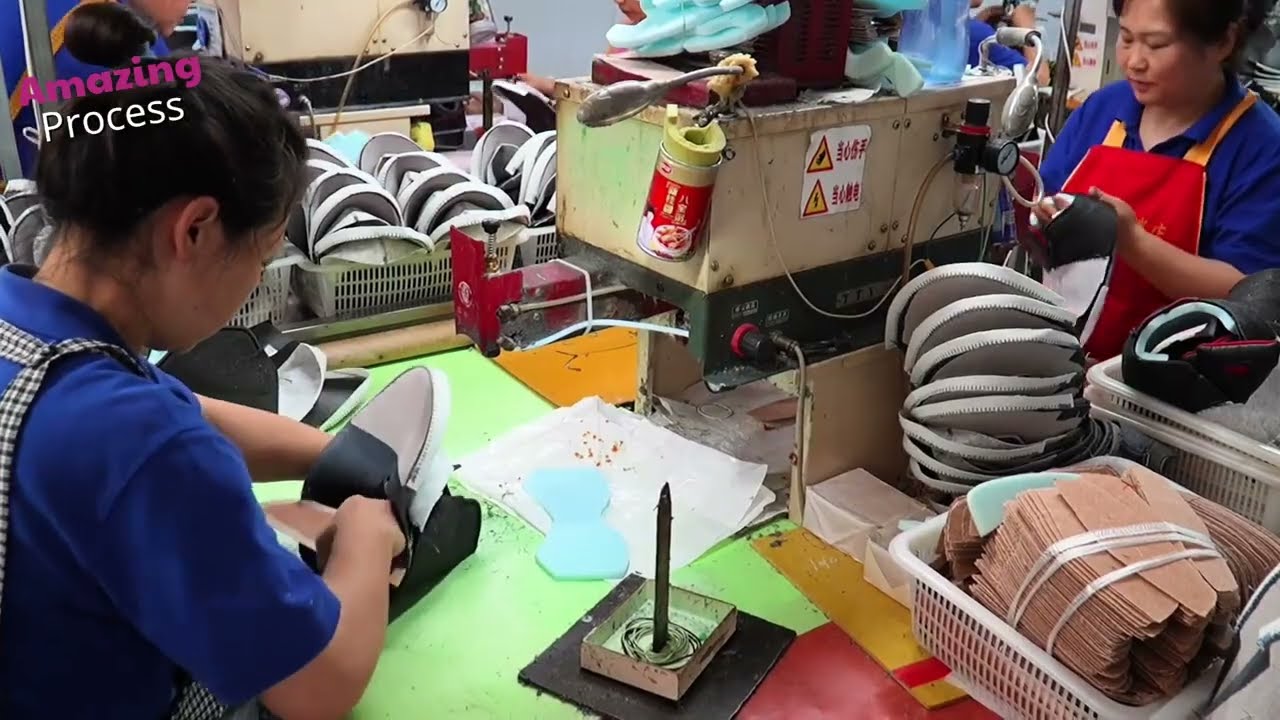 Modern production line in Chinese factory 