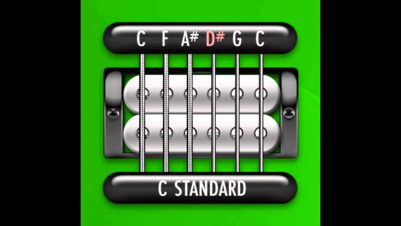 Perfect Guitar Tuner C Standard C F A D G C Youtube