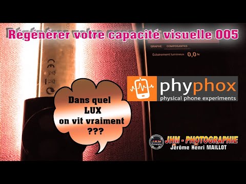 My Practice: självregenerera din visuella kapacitet - 005 - PhyPhox - Lux