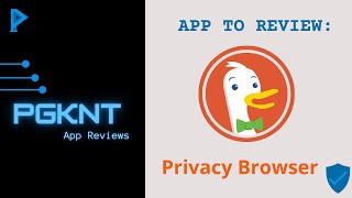 Duckduckgo Privacy Browser Review 2021| PGKNT App Reviews screenshot 1