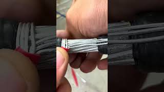 Wire To Wire Joint Safety Trick #wire #electrical #shortsfeed #copper #aluminium