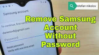 How to Remove Samsung Account without Password. Samsung A20e SMA202F