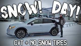 Subaru CVTs Are Great In The Snow & Ice! Carolina Snow Day!