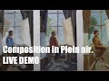 Composition in plein air part ii  the florence classical arts academy