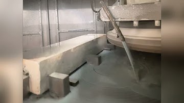 MP74225 Vertical rotary table surface grinding machine for grinding refractory bricks#grinder